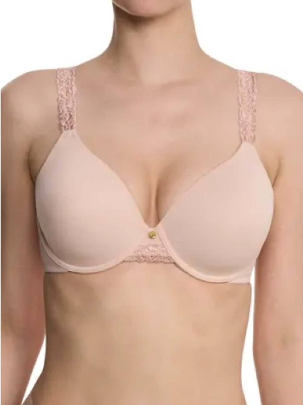 Natori  Lace-Trim T-Shirt Bra